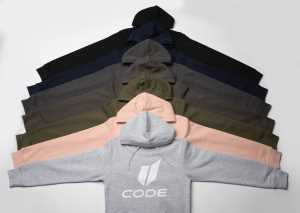 CODE Hooded Sweat Large Logo