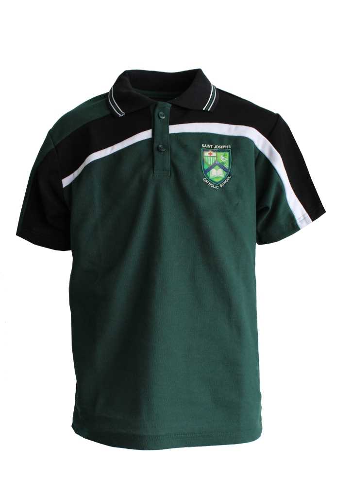 St Joseph's Upper Hutt Polo Forest Green